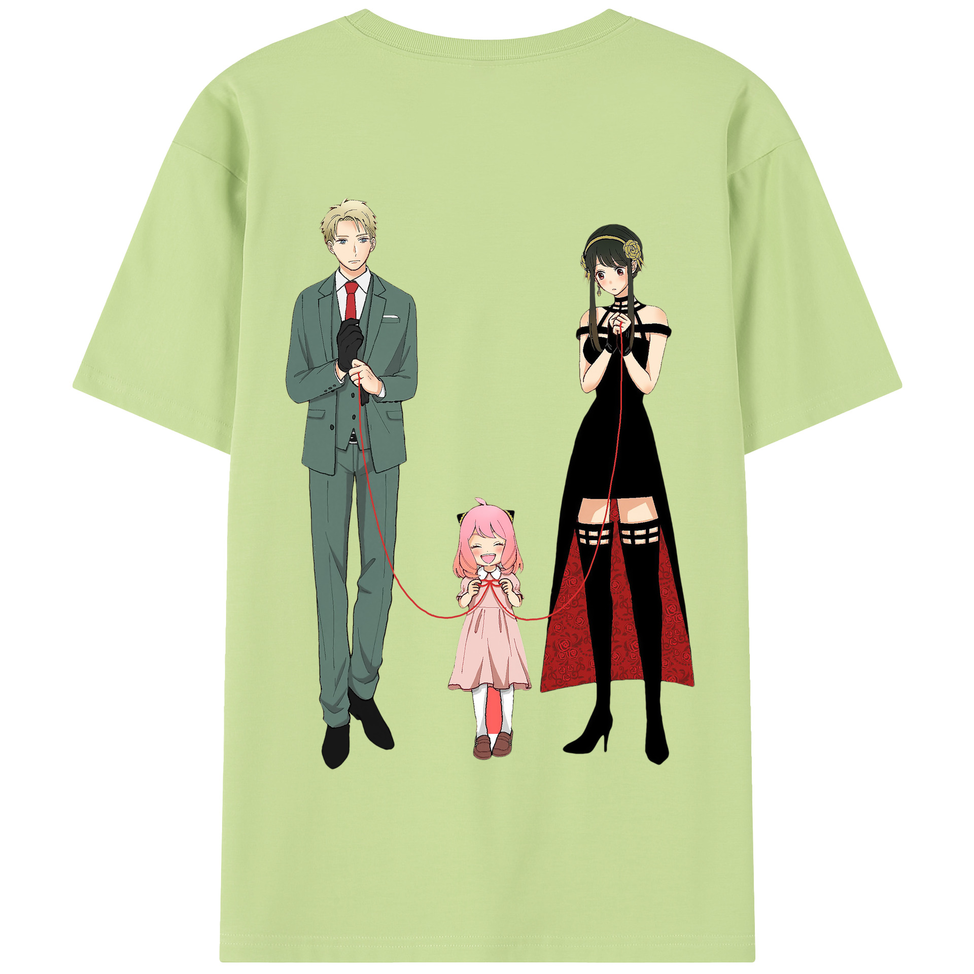 （画像用） SPY×FAMILY间谍家家酒 綿100％半袖Tシャツ（背面プリント）